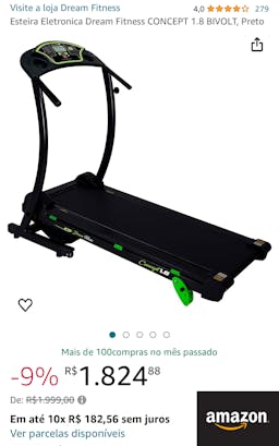 Esteira Recomendada - Meu Equipamento